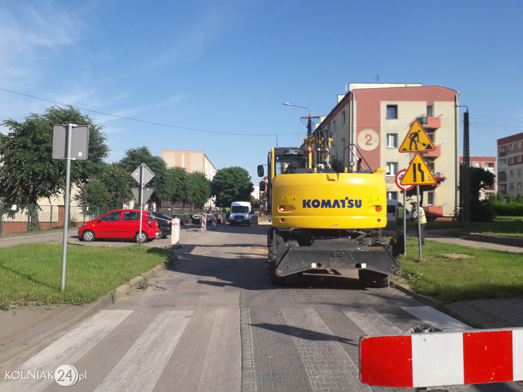 Remont ulicy Sikorskiego w Kolnie