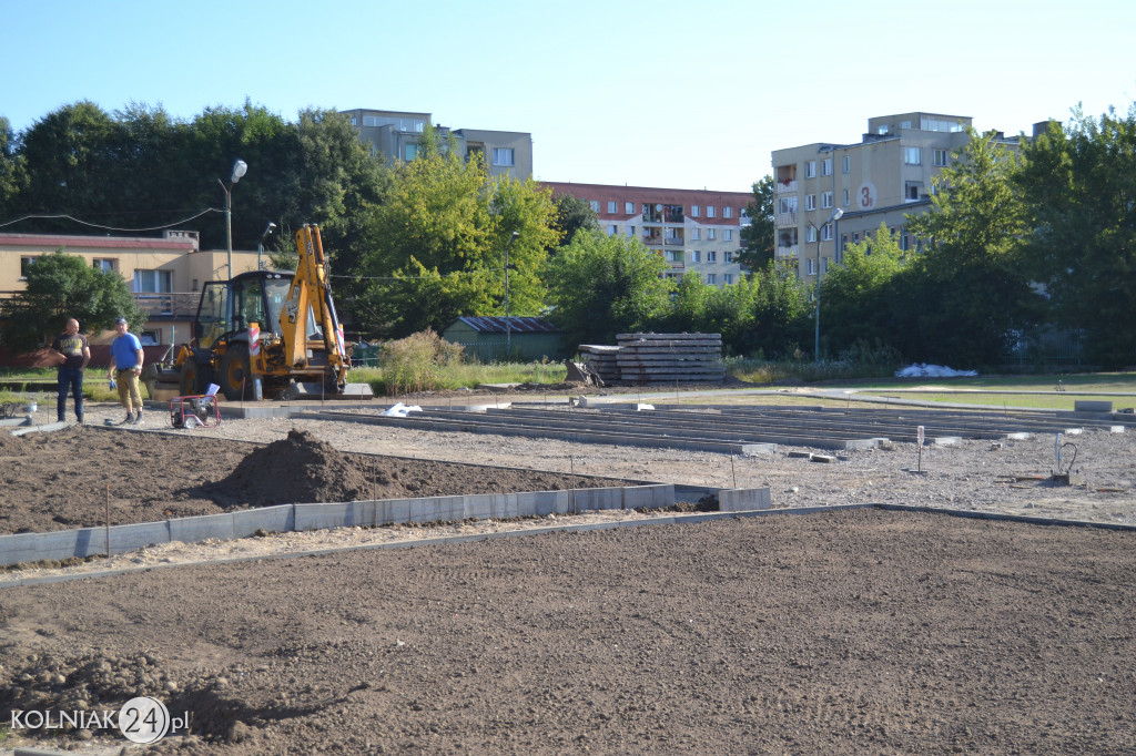 Prace przy kolejce na ukończeniu