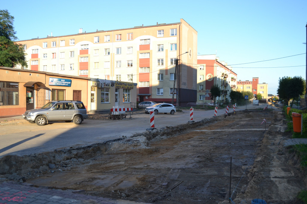 Przebudowa ulicy Sikorskiego w Kolnie