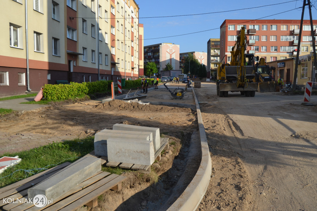 Przebudowa ulicy Sikorskiego w Kolnie