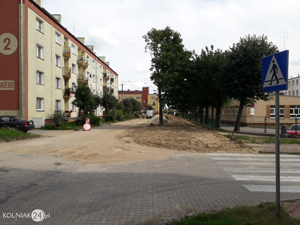 Przebudowa ulicy Sikorskiego w Kolnie