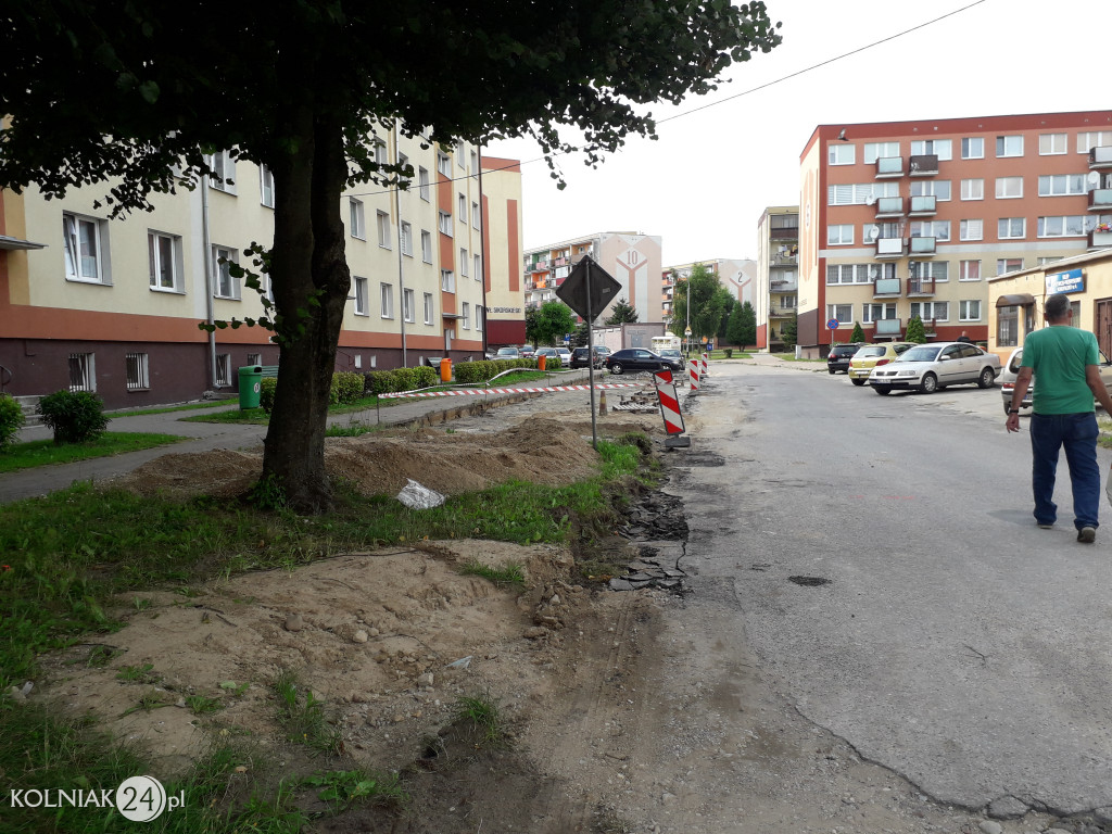 Przebudowa ulicy Sikorskiego w Kolnie