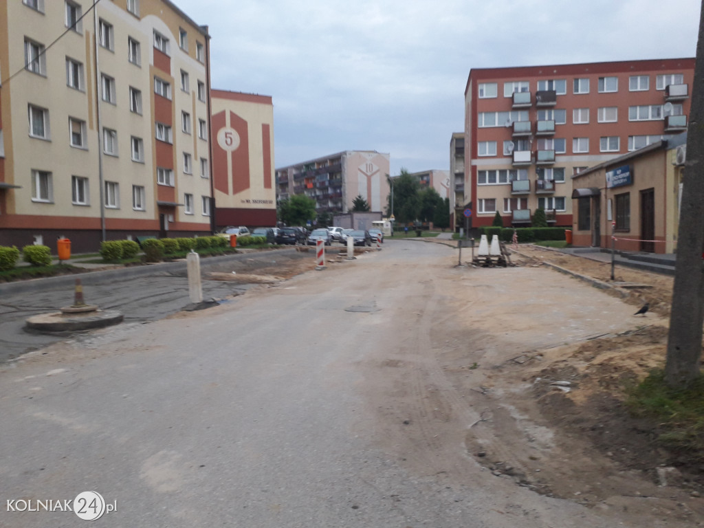 Przebudowa ulicy Sikorskiego w Kolnie