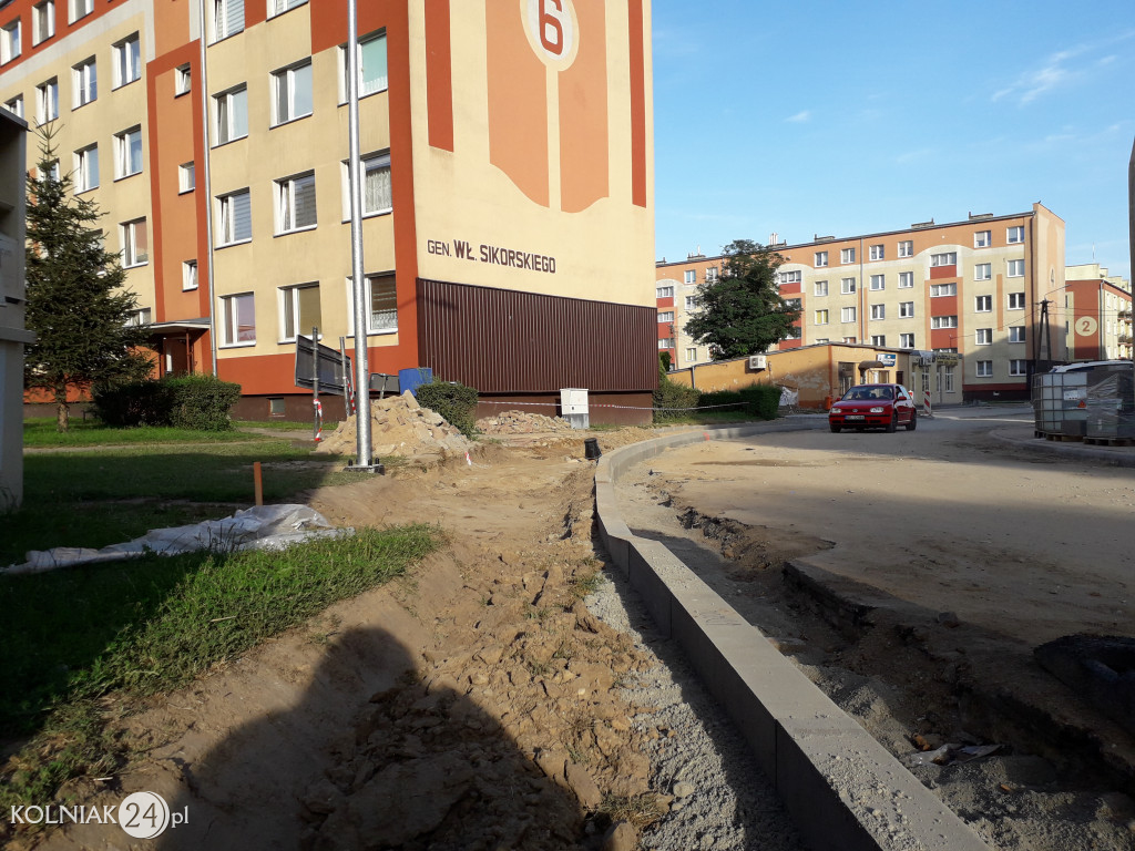 Przebudowa ulicy Sikorskiego w Kolnie