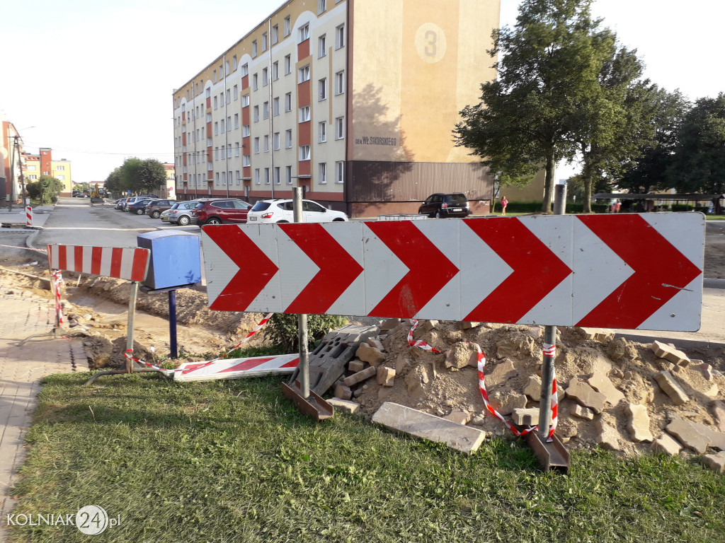 Przebudowa ulicy Sikorskiego w Kolnie