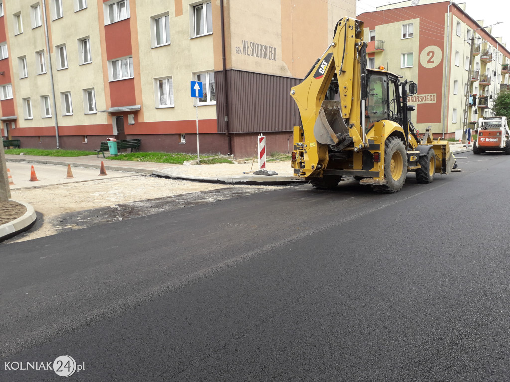Przebudowa ulicy Sikorskiego w Kolnie
