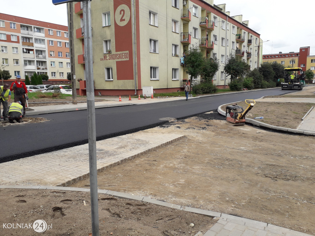 Przebudowa ulicy Sikorskiego w Kolnie