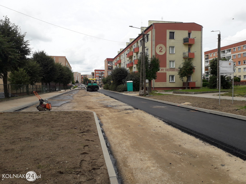 Przebudowa ulicy Sikorskiego w Kolnie