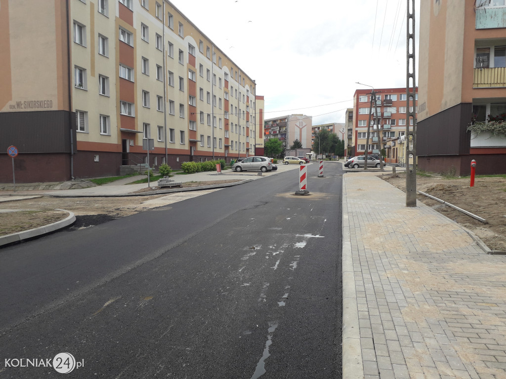 Przebudowa ulicy Sikorskiego w Kolnie