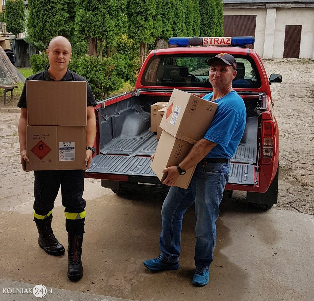  I etap dystrybucji środków dezynfekujących