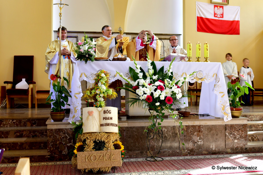 Uroczysta Msza św. Dożynkowa w Koźle