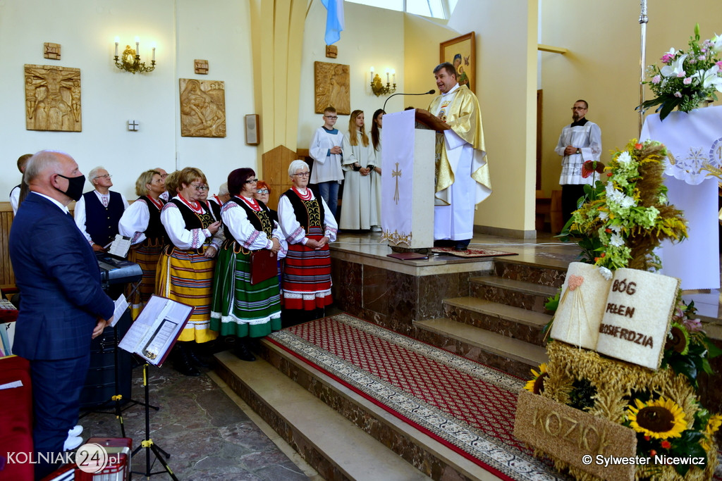 Uroczysta Msza św. Dożynkowa w Koźle