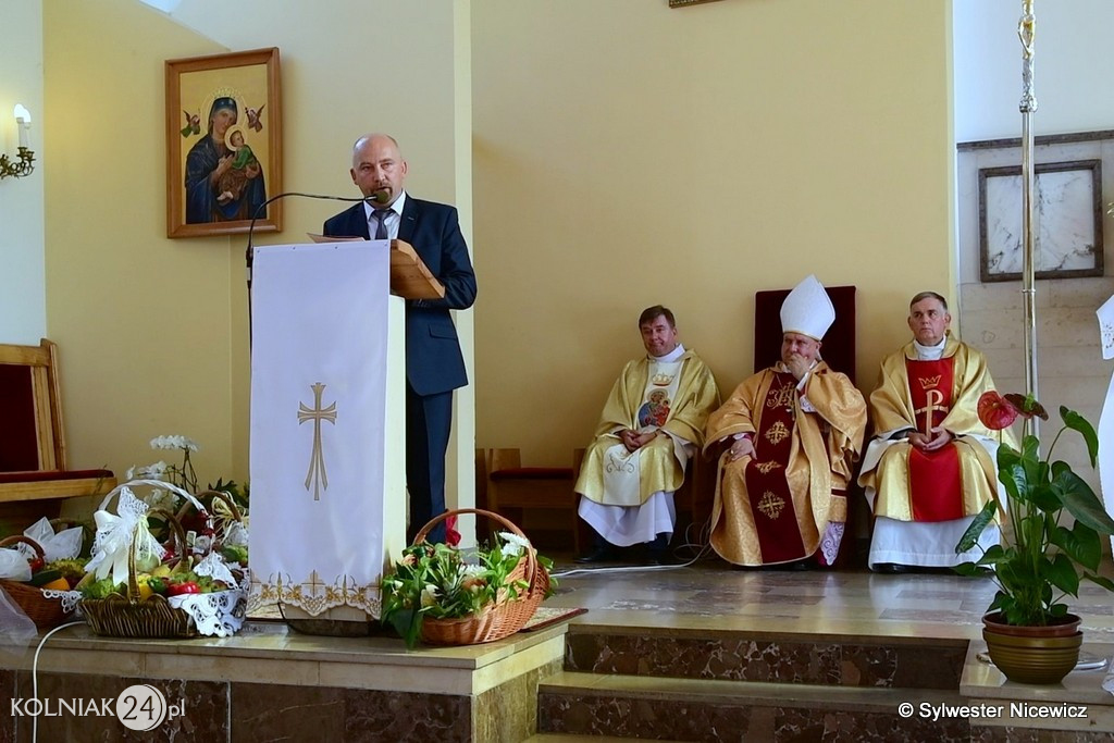 Uroczysta Msza św. Dożynkowa w Koźle