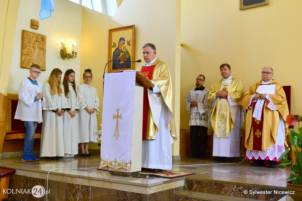 Uroczysta Msza św. Dożynkowa w Koźle