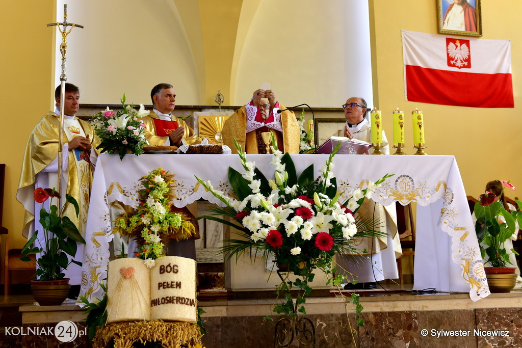 Uroczysta Msza św. Dożynkowa w Koźle