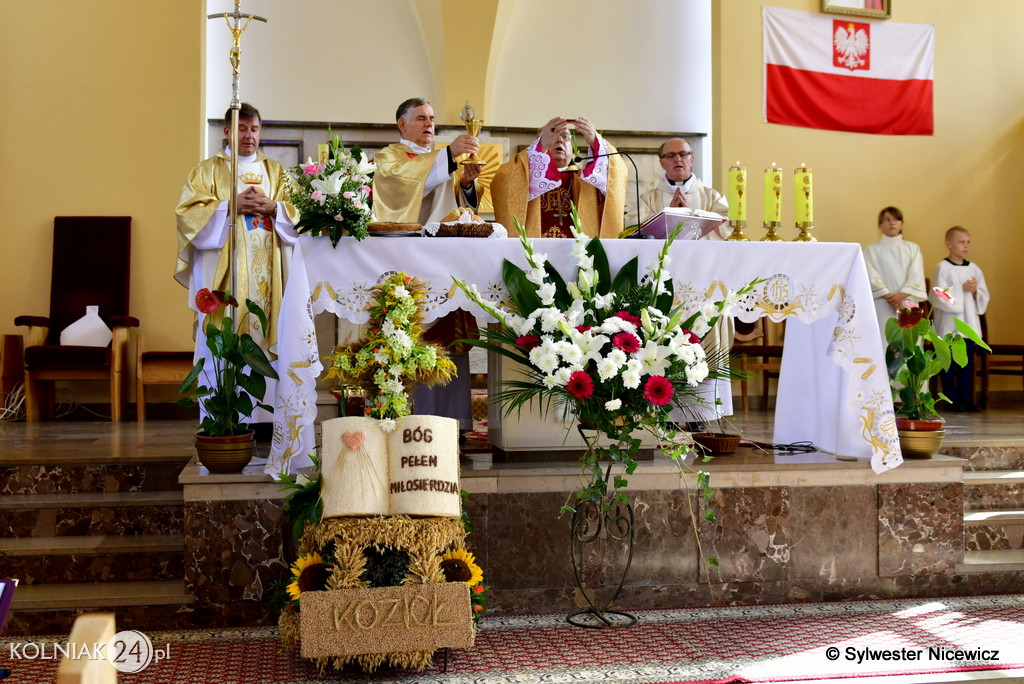 Uroczysta Msza św. Dożynkowa w Koźle