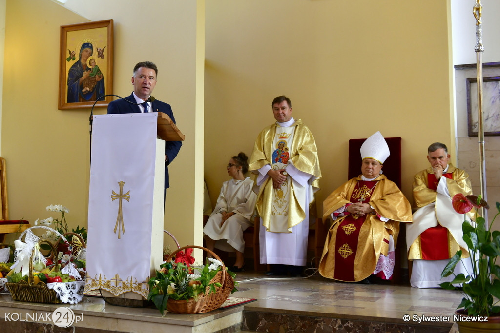 Uroczysta Msza św. Dożynkowa w Koźle