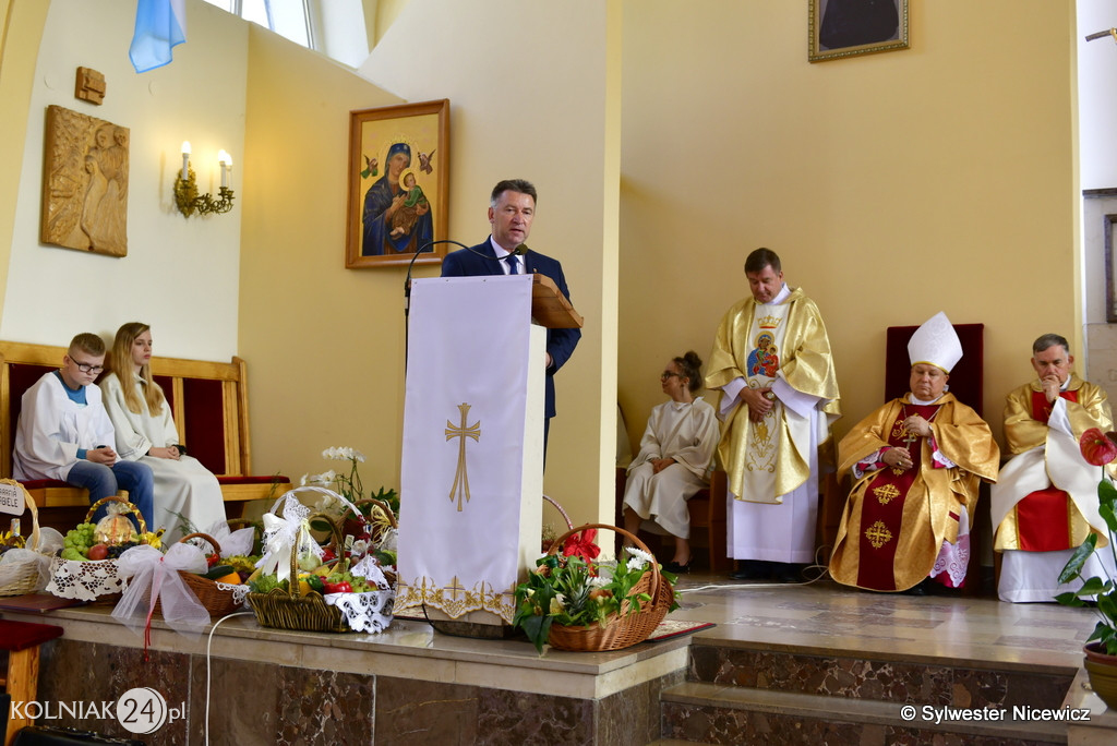 Uroczysta Msza św. Dożynkowa w Koźle