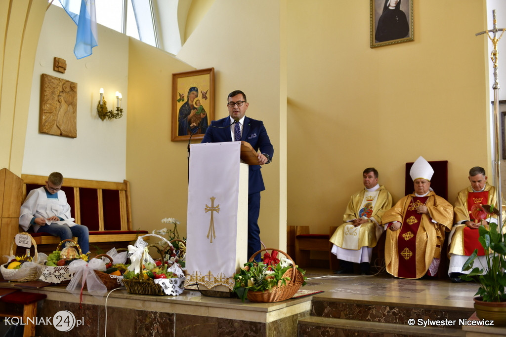 Uroczysta Msza św. Dożynkowa w Koźle