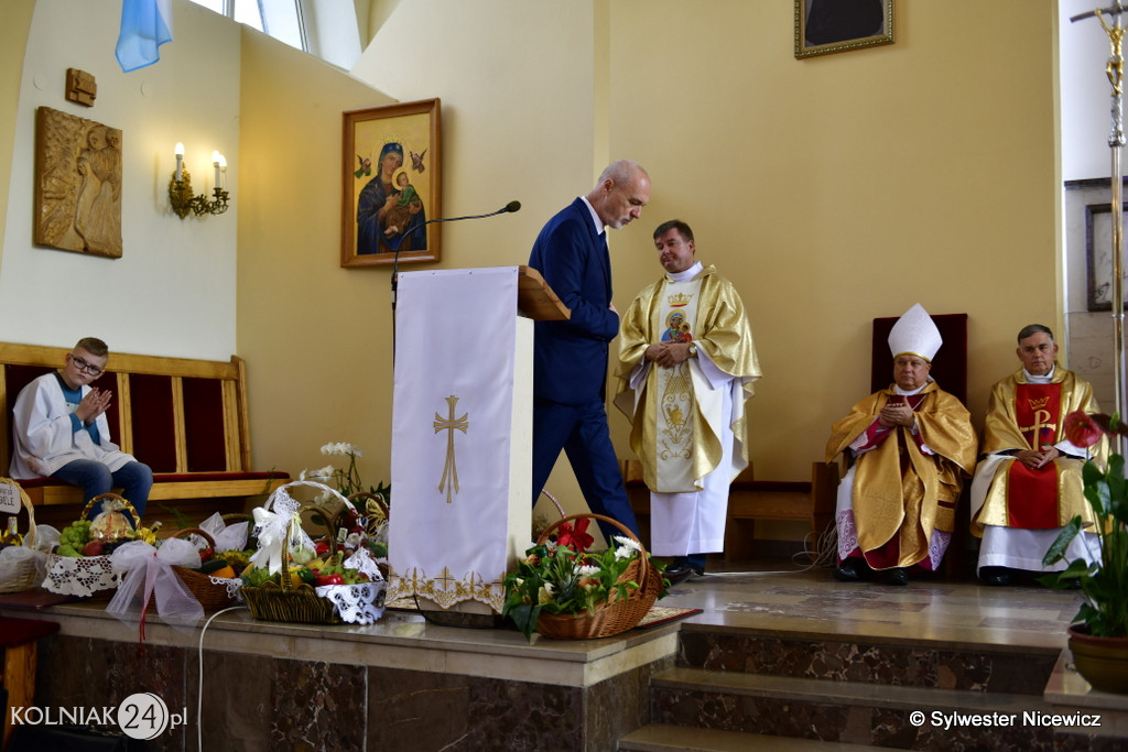 Uroczysta Msza św. Dożynkowa w Koźle