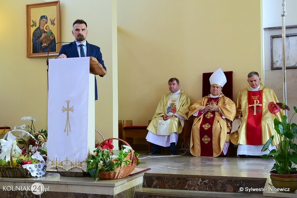Uroczysta Msza św. Dożynkowa w Koźle