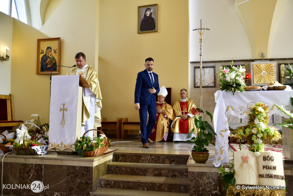 Uroczysta Msza św. Dożynkowa w Koźle