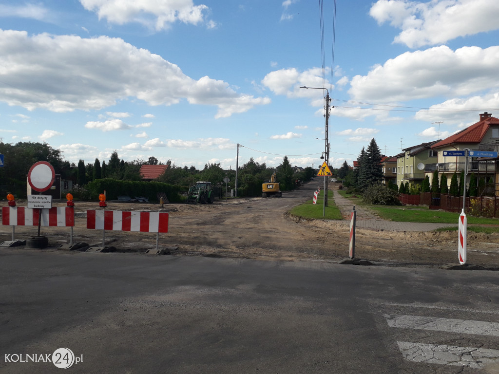 Remont ulicy Konopnickiej w Kolnie