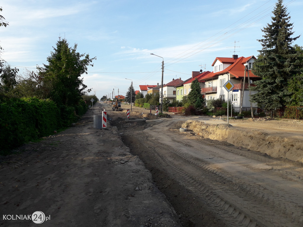 Remont ulicy Konopnickiej w Kolnie