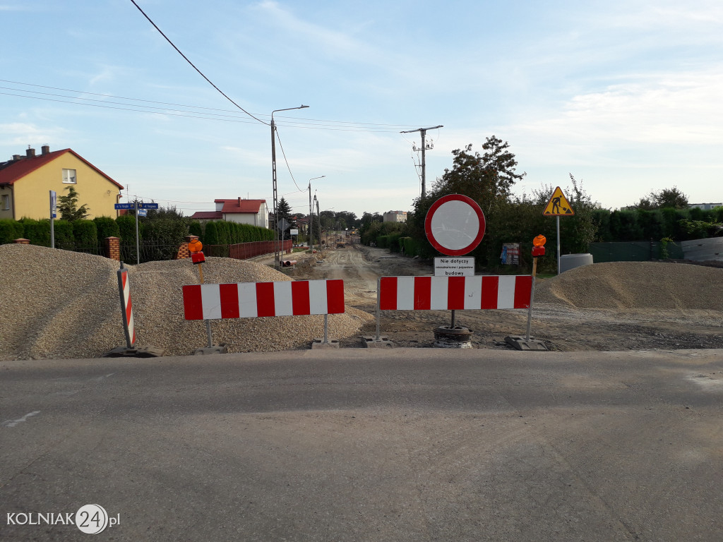 Remont ulicy Konopnickiej w Kolnie