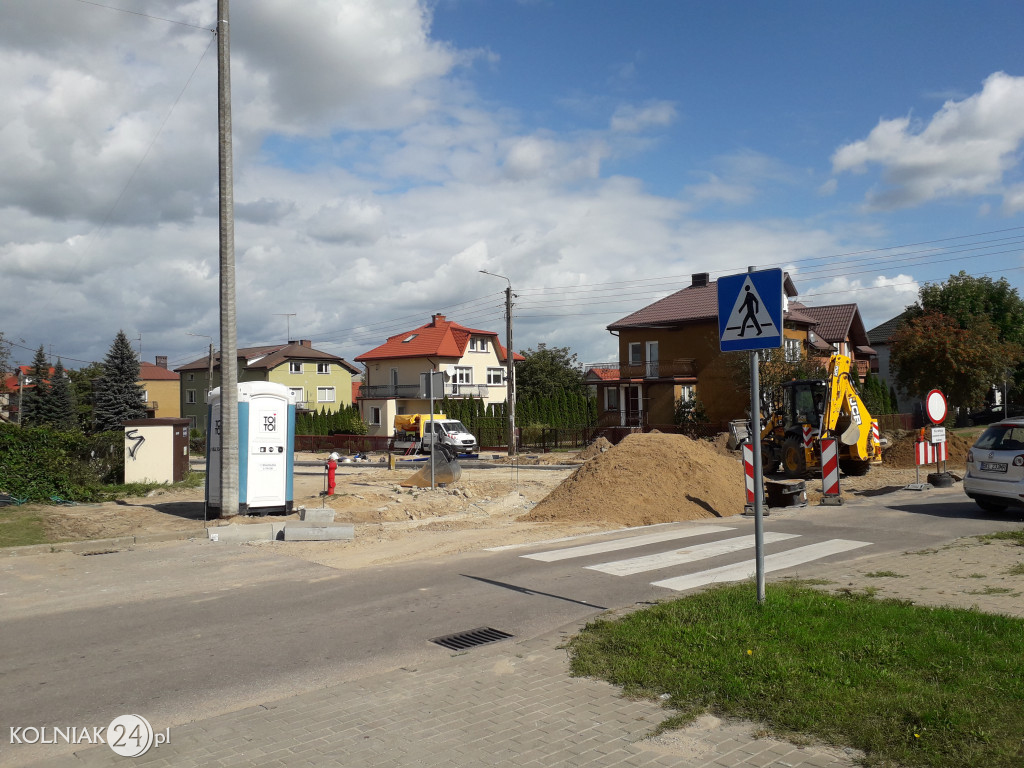 Remont ulicy Konopnickiej w Kolnie