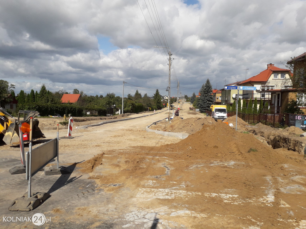Remont ulicy Konopnickiej w Kolnie