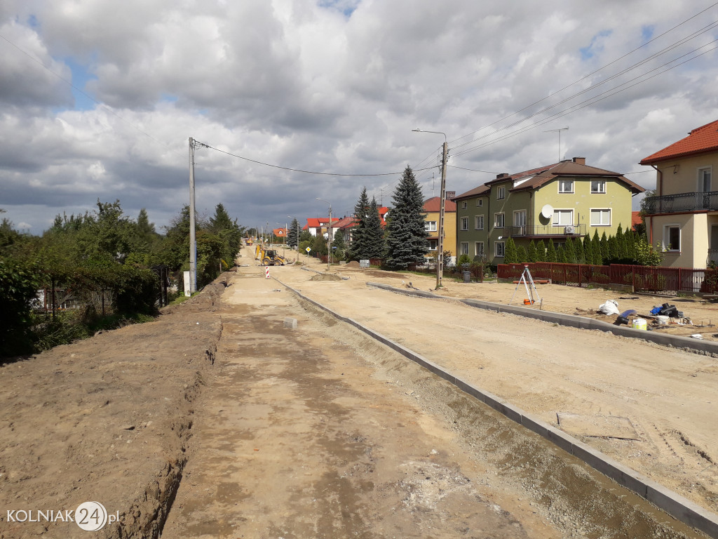 Remont ulicy Konopnickiej w Kolnie