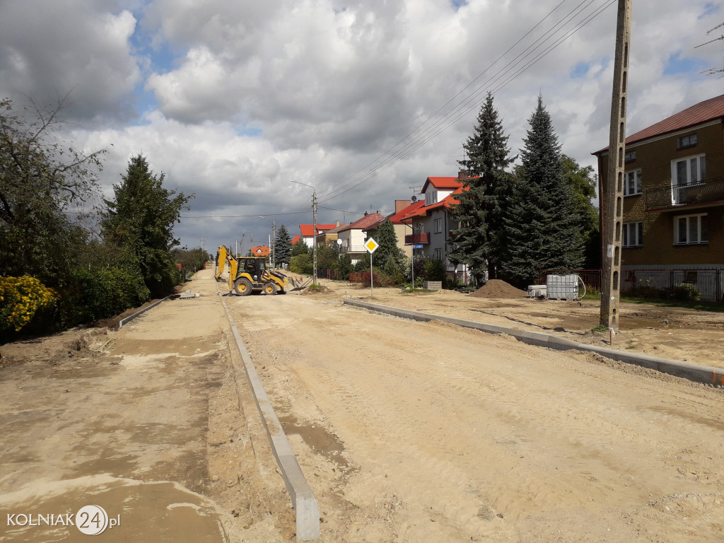 Remont ulicy Konopnickiej w Kolnie