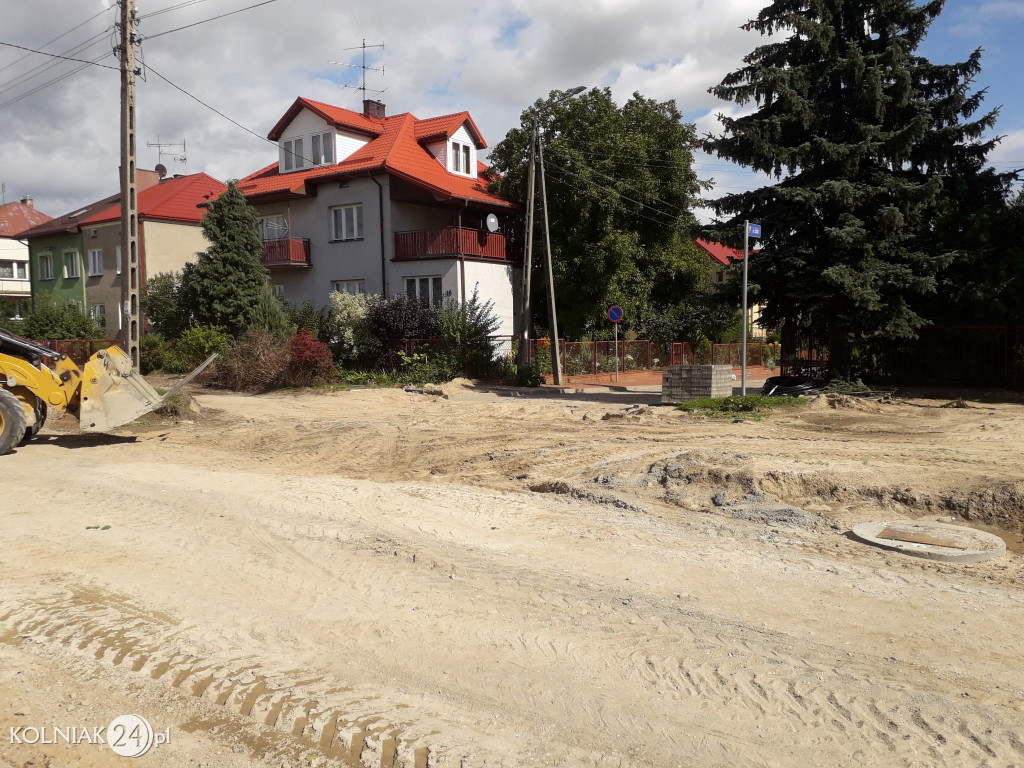 Remont ulicy Konopnickiej w Kolnie