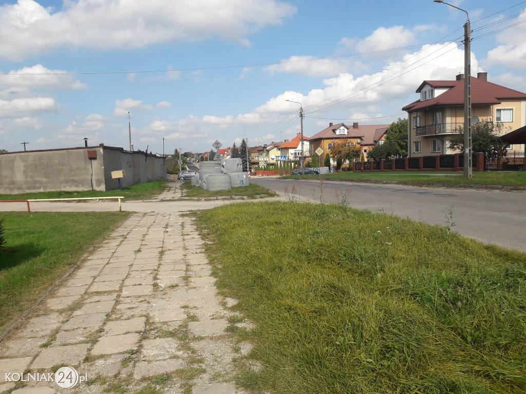 Asfalt na ulicy Konopnickiej