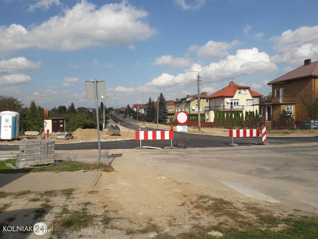 Asfalt na ulicy Konopnickiej