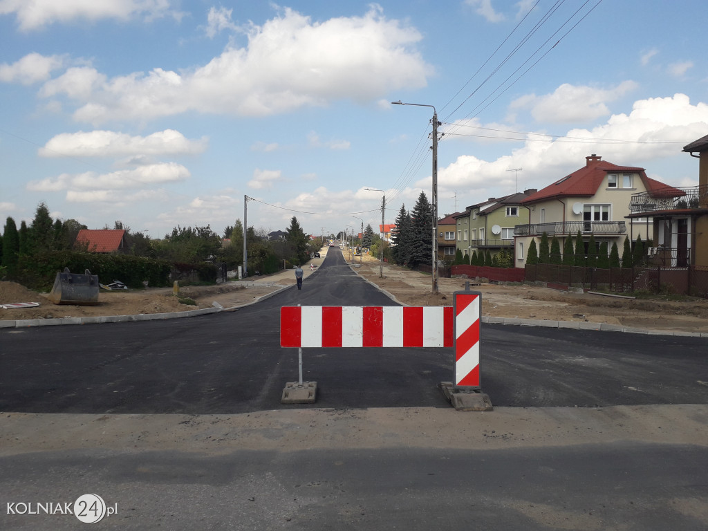 Asfalt na ulicy Konopnickiej