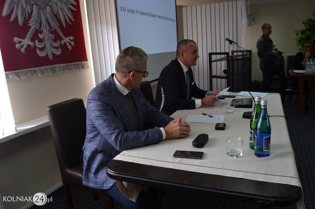 XXI sesja Rady Powiatu Kolneńskiego