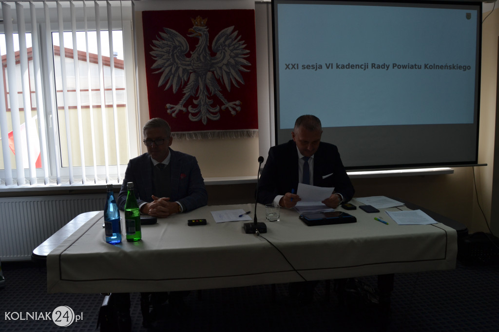 XXI sesja Rady Powiatu Kolneńskiego