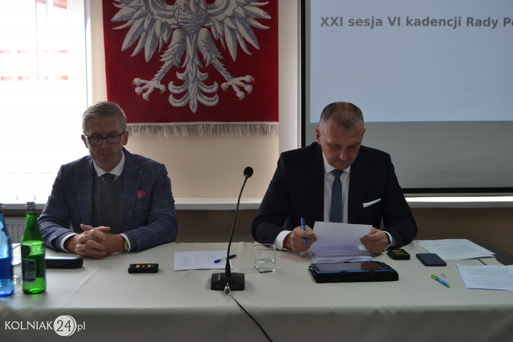 XXI sesja Rady Powiatu Kolneńskiego