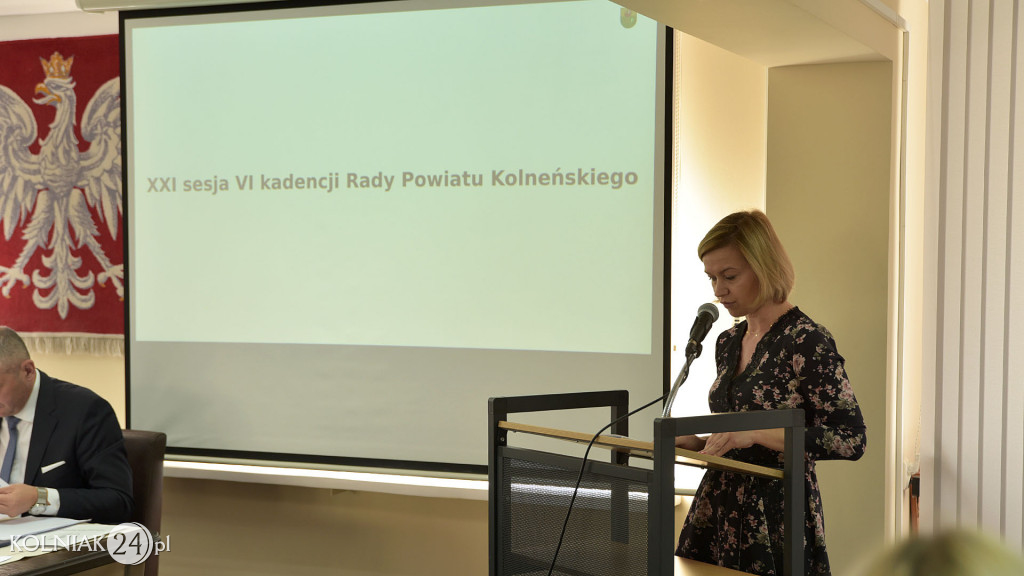 XXI sesja Rady Powiatu Kolneńskiego