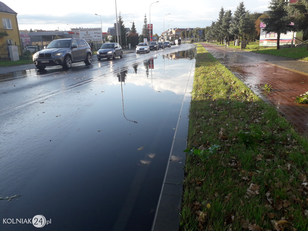 Gwałtowna nawałnica przeszła  nad powiatem kolneńskim