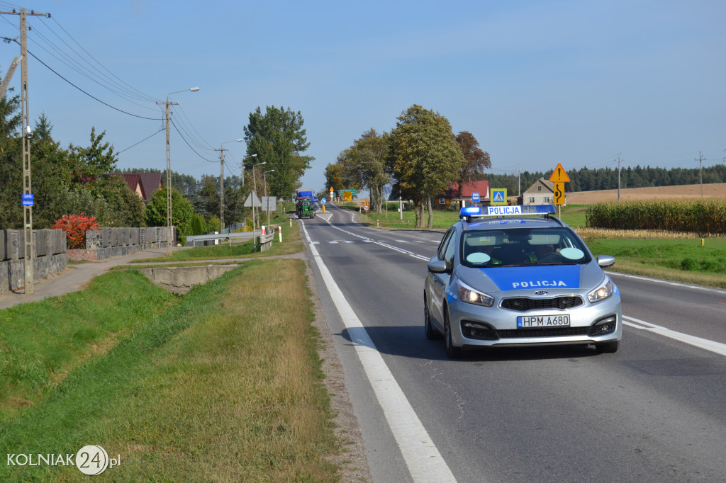 Protest rolników w powiecie kolneńskim