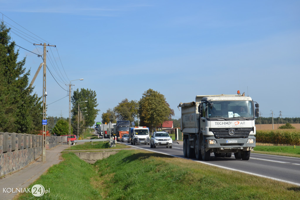 Protest rolników w powiecie kolneńskim