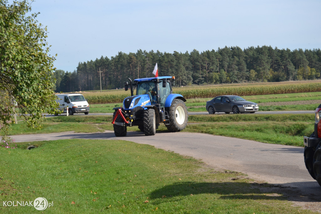 Protest rolników w powiecie kolneńskim