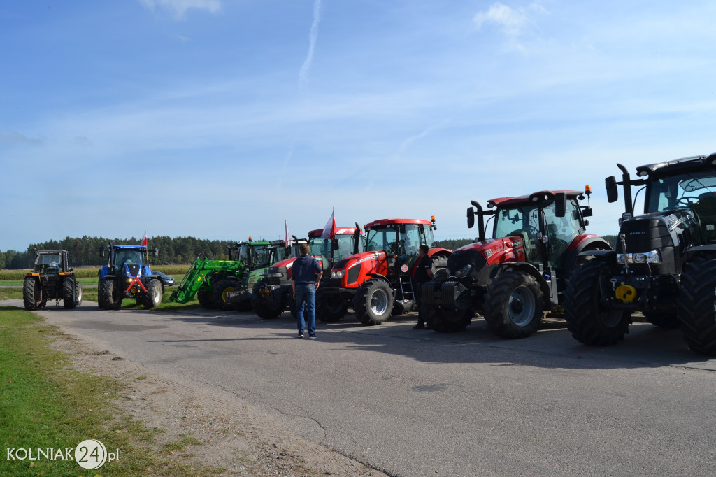 Protest rolników w powiecie kolneńskim