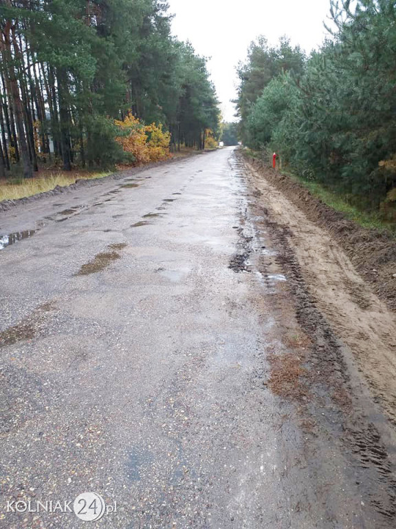 Wanacja - remont drogi powiatowej