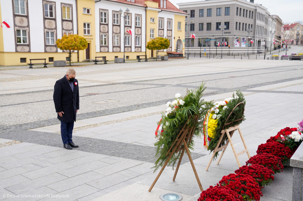 Białystok uczcił 102. rocznicę odzyskania niepodległości przez Polskę