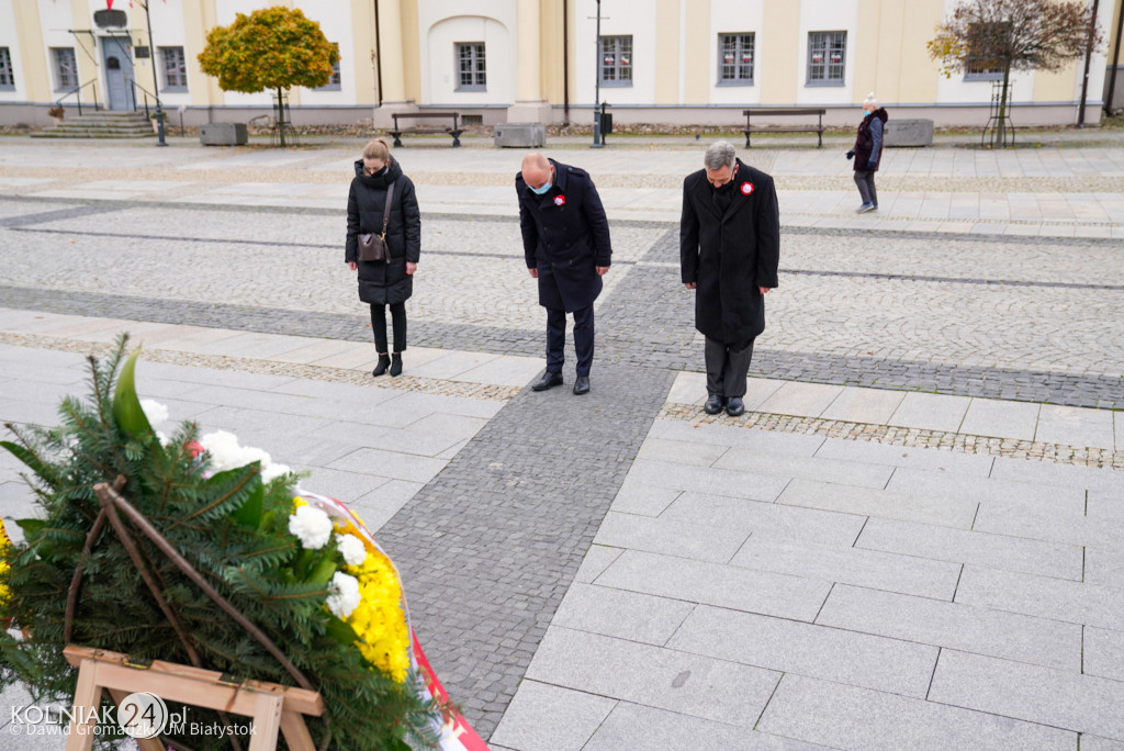 Białystok uczcił 102. rocznicę odzyskania niepodległości przez Polskę