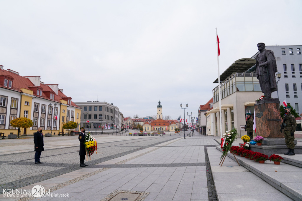Białystok uczcił 102. rocznicę odzyskania niepodległości przez Polskę